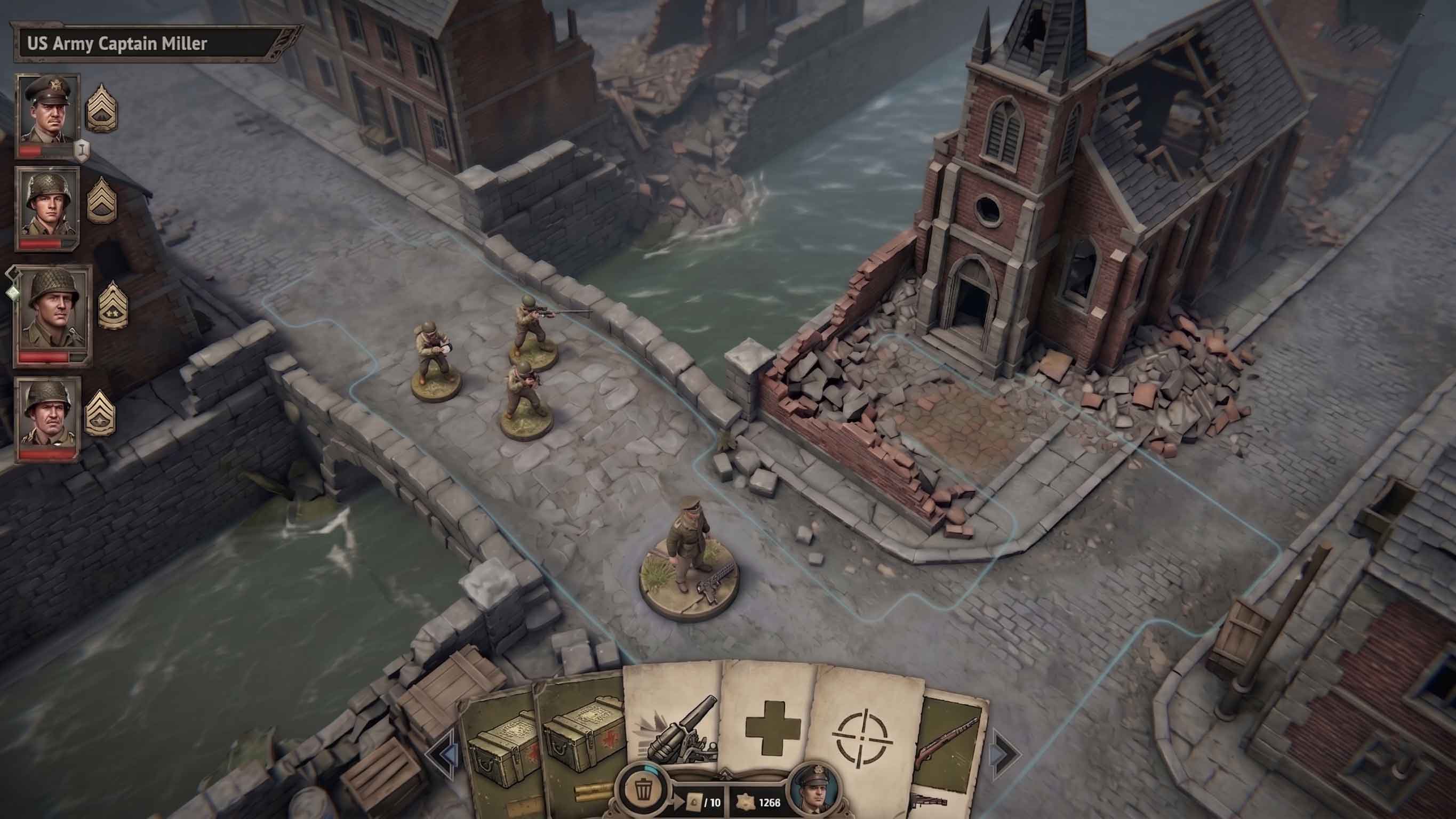 Squad in combat